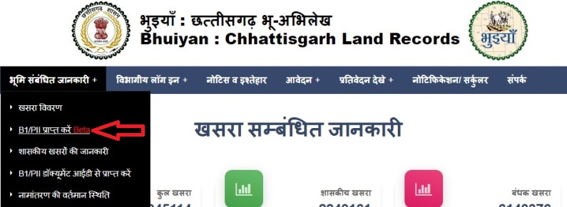 भूमि संबंधित जानकारी